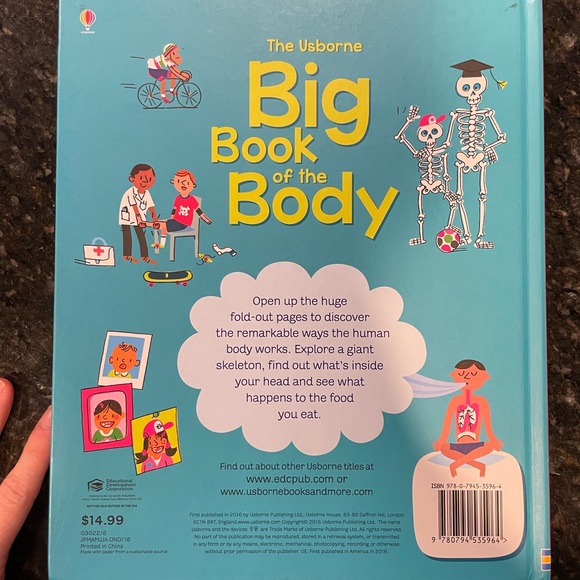 Usborne Book Lot: Big Book of the Body + See Inside Your Body + Thesaurus - Picture 3 of 10